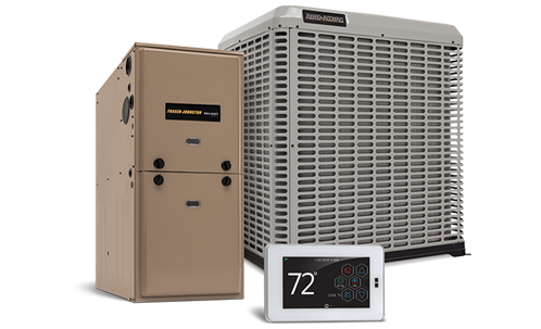 Fraser-Johnston HVAC equipment on a white background